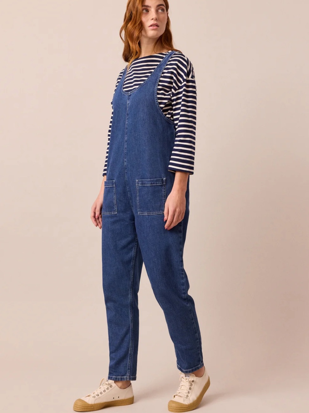 Beyond Nine Lola Jumpsuit in Mid Blue